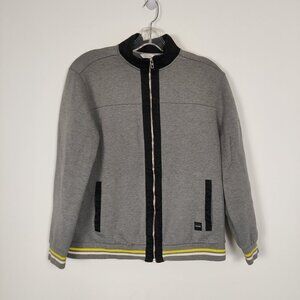 Calvin Klein Men's Zip Up Sweatshirt Jacket Size Large Cotton